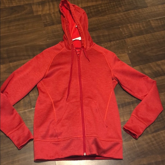red adidas jacket with hood